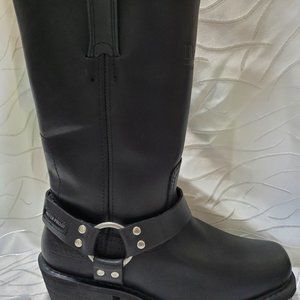 Bates Black Leather Riding Collection Mid-calf Boots US Size 9/EUR 40